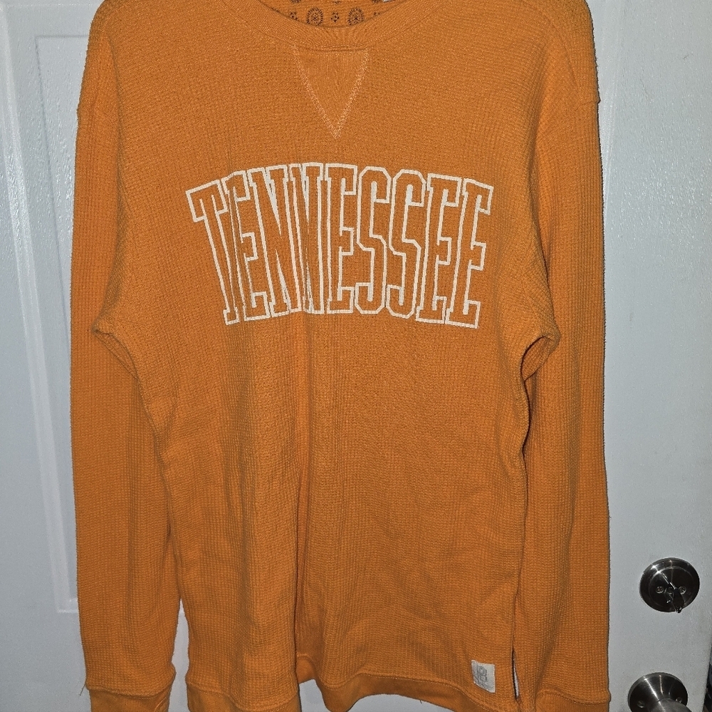 Pressbox Tennessee Volunteers Waffle Knit Long Sleeve M